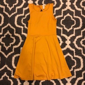 Mustard yellow H&M dress